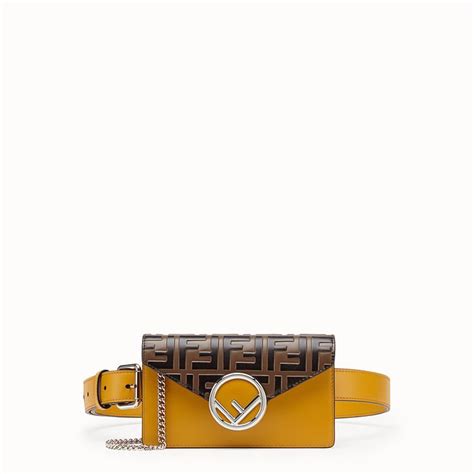 fendi belt bag yellow|Fendi belt bag women.